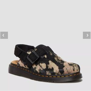 Dr. Martens Jorge II Contrast Hair on Slingback Mule